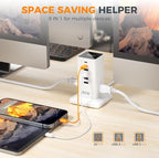 Charging Station 30W, TESSAN 9-in-1 Charger Blocks - Image 2