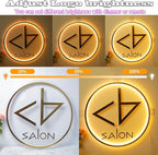 Custom Backlit Logo Sign, Plug/Battery Personalized Led Backlight Metal/Acrylic - Image 7