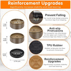 Furniture Risers Bed Risers Heavy Duty 1 inch, 2 inch, 3 inch, 4 inch Round - Image 5