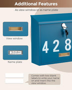 LAND·VOI Locking Wall-Mount Mailbox - Image 8