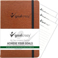 Undated Daily Planner to Achieve Your Goals 2025-2026 by GoalCrazy