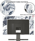 Baocicco Abstract Gray Marble Waterproof 65 Inch Television Cover Anti-Static - Image 3