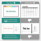 Magnetic Dry Erase Monthly Calendar Set - Image 4