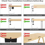 KEEGH 16" Under Desk Cable Management Tray, Desk Cord Organizer Upgrade Capacity - Image 9