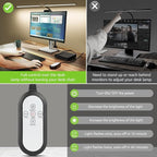 ShineTech LED Desk Lamp for Home Office, 3000K Warm White Double Head Architect - Image 5