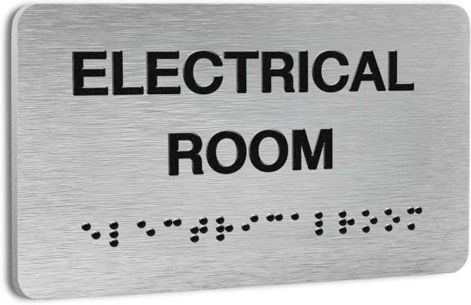 Elevator Room Signs for Business and Office Sign, ADA Signs by Flyangle