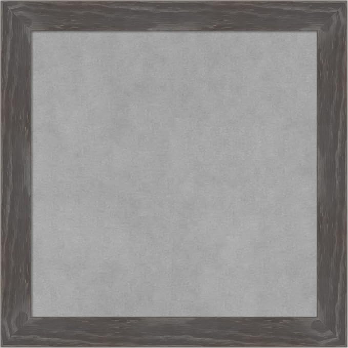 Amanti Art Grey Framed Magnetic Board 19x19 Small Vision Board by AmantiArt