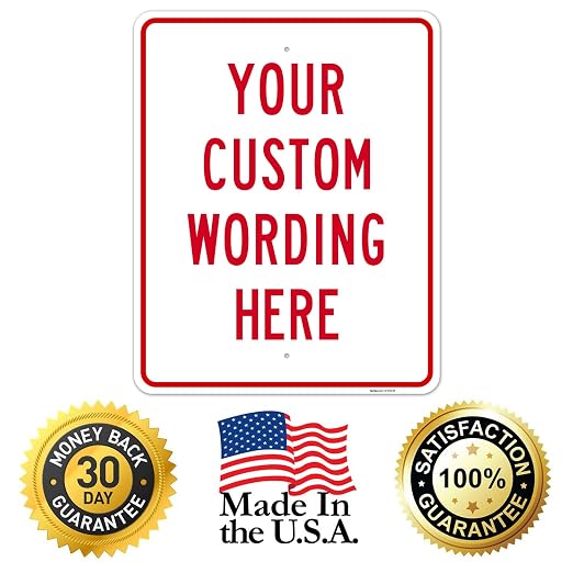 Custom Sign, Personalized Metal Signs, Customize - Image 8