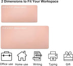 SUJAYU Dual Sided PU Leather Desk Pad, Mouse Pad, Office Desk Mat, Non-Slip - Image 2