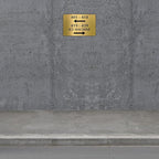 SmartSign Custom Brass Sign - Image 2