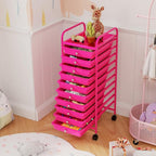 GLACER 10 Drawers Rolling Cart, Storage Cart - Image 9