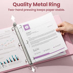 SUNEE 3 Ring Binder 2 Inch 1 Pack - Image 2