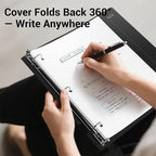 MUKAWA 1 Inch 3 Ring Binder, D-Ring Binder Holds 250 Sheets, PP Cover - Image 5