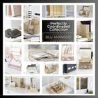 BLU MONACO | Set of 6 Foldable Grey Magazine File Holders - Image 6