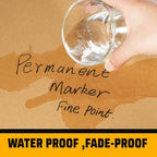 Permanent Markers 75 Pack, Waterproof | Quick Drying | Fade Resistant, Fine Tip - Image 7