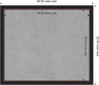 Amanti Art Black Framed Magnetic Board 22x26 Medium Vision Board - Image 4