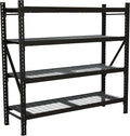 Ironton 4-Tier Industrial Steel Shelving Unit, 000-Pound Load Capacity by Ironton