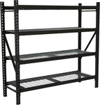 Ironton 4-Tier Industrial Steel Shelving Unit, 000-Pound Load Capacity by Ironton