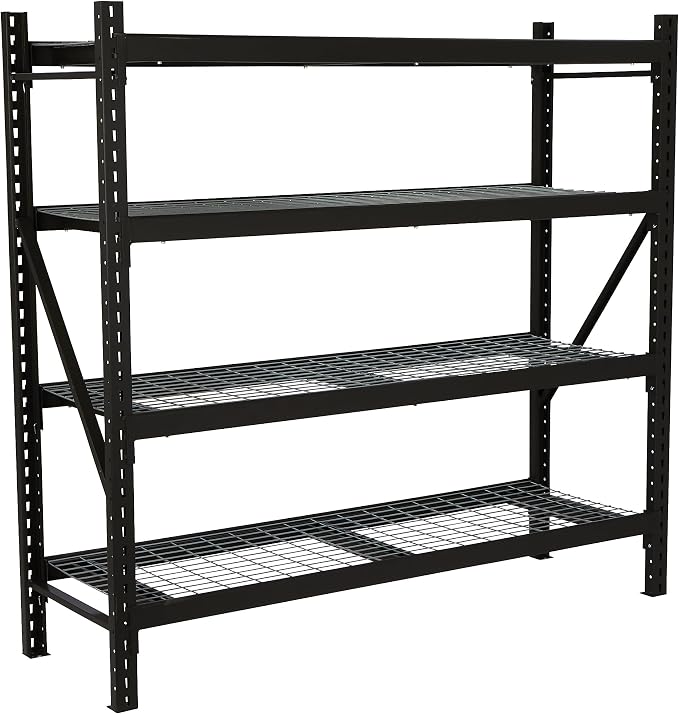 Ironton 4-Tier Industrial Steel Shelving Unit, 000-Pound Load Capacity by Ironton