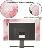Baocicco Fashion Pink Marble Waterproof Television Cover 80 Inch Full Body - Image 3