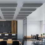 2” Thick Acoustic Panels with Hanging Brackets to the Wall, Medium Grey - Image 5