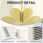 Yahenda 18 Pcs Spiral Notebook Bulk A5 Journal Lined 8.3'' x 5.5'' Writing - Image 4