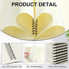 Yahenda 54 Pcs Spiral Notebook Bulk A5 Journal Lined 8.3'' x 5.5'' Writing - Image 4