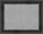 Amanti Art Black Framed Magnetic Board 23x29 Medium Vision Board by AmantiArt