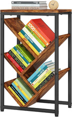 IBUYKE 5 Tier Tree Bookshelf, Small Desktop Bookshelf by IBUYKE