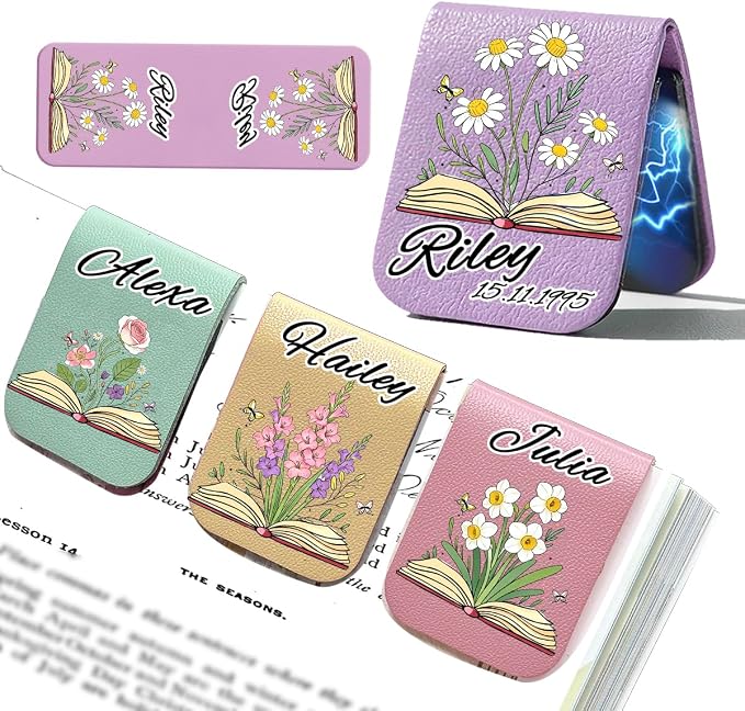 Magnetic Bookmark Clip Personalized by Unknown