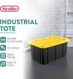Sterilite 18-Pack Stackable Storage Bins, Heavy Duty Totes w/Lids, 17 Gallon - Image 2