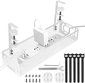 Under Desk Cable Management Tray, Cable Management Under Desk No Drill by Unknown
