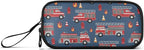 BOENLE Custom Fire Trucks Pencil Case Box Boys Girls Personalized Name Large - Image 8