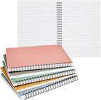 5 Pack 6x8 inch Spiral Journals, Small Notebooks Bulk - Image 2