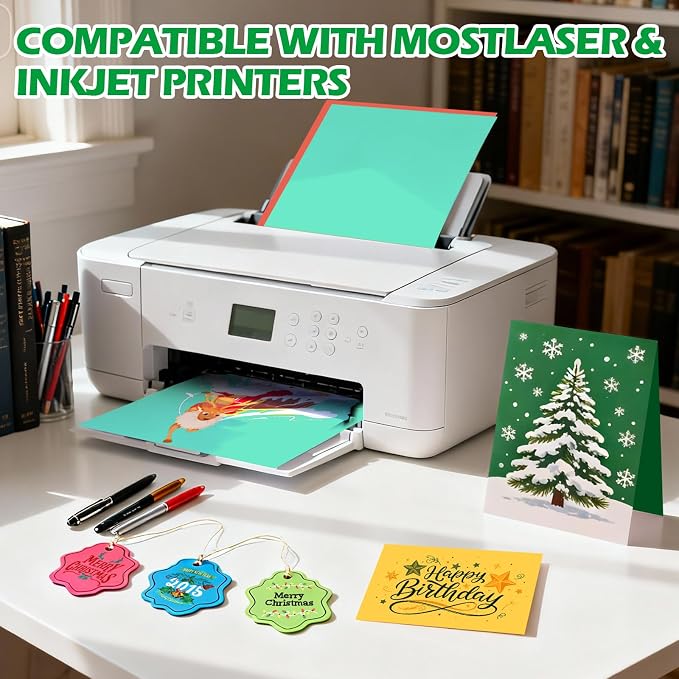 160 Sheets 5" X 7" Colored Cardstock, 80 Assorted Colors 180 GSM/65 LB - Image 5