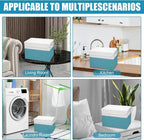 Bagnizer Large 22 Quart Linen Fabric Foldable Storage Bin Cube Organizer Basket - Image 7