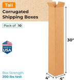 Tall Moving & Shipping Boxes 4x4x30 inches - Image 2