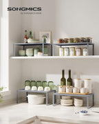 SONGMICS Spice Racks, Countertop Organizers, Shelf Risers, Expandable - Image 2