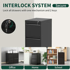 Yukimo 2 Drawer File Cabinet - Image 8