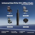 7 Inches to 11 Inches Short Office Chair Cylinder Replacement, Heavy Duty 1000 - Image 7