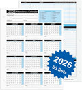 2026 Attendance Calendar Work Tracker Attendance Calendar Cards by FENTASY