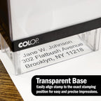 COLOP Medium Size Self Inking Custom Text Stamp - Image 4