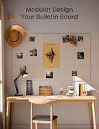 Large Felt Bulletin Board 48" x 36", Cork Board Alternative - Image 5