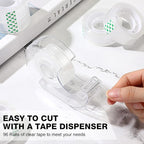 Pasimy 96 Rolls Clear Tape Bulk Strong Sticky Transparent Tape Refills - Image 3