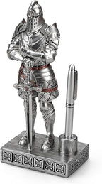 Amoysanli Knight Pen Stand Decoration Resin Pen Holder Art Craft Paperweight - Image 3