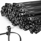 MasiStranth 1000 PCS 12 inch Black Zip Ties by MasiStranth
