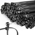 MasiStranth 1000 PCS 14 inch Black Zip Ties by MasiStranth
