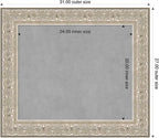Amanti Art Silver Framed Magnetic Board 27x31 Medium Vision Board - Image 2