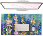 QIYI Large Desk Pad, Waterproof PU Leather Mouse Pad by QIYI