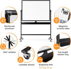 Rolling Dry Erase Board 48 x 36 - Image 7
